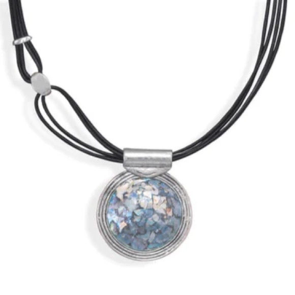 Gorgeous Roman Glass Multi-strand Necklace - Picture 2 of 6